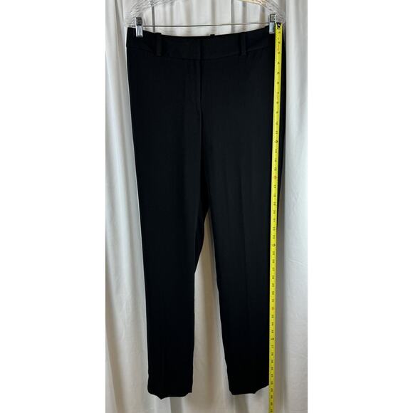 Ann Taylor LOFT Julie Fit Crepe Trousers Black  6 T Dark Academia Witchy  66-41 - Picture 7 of 15